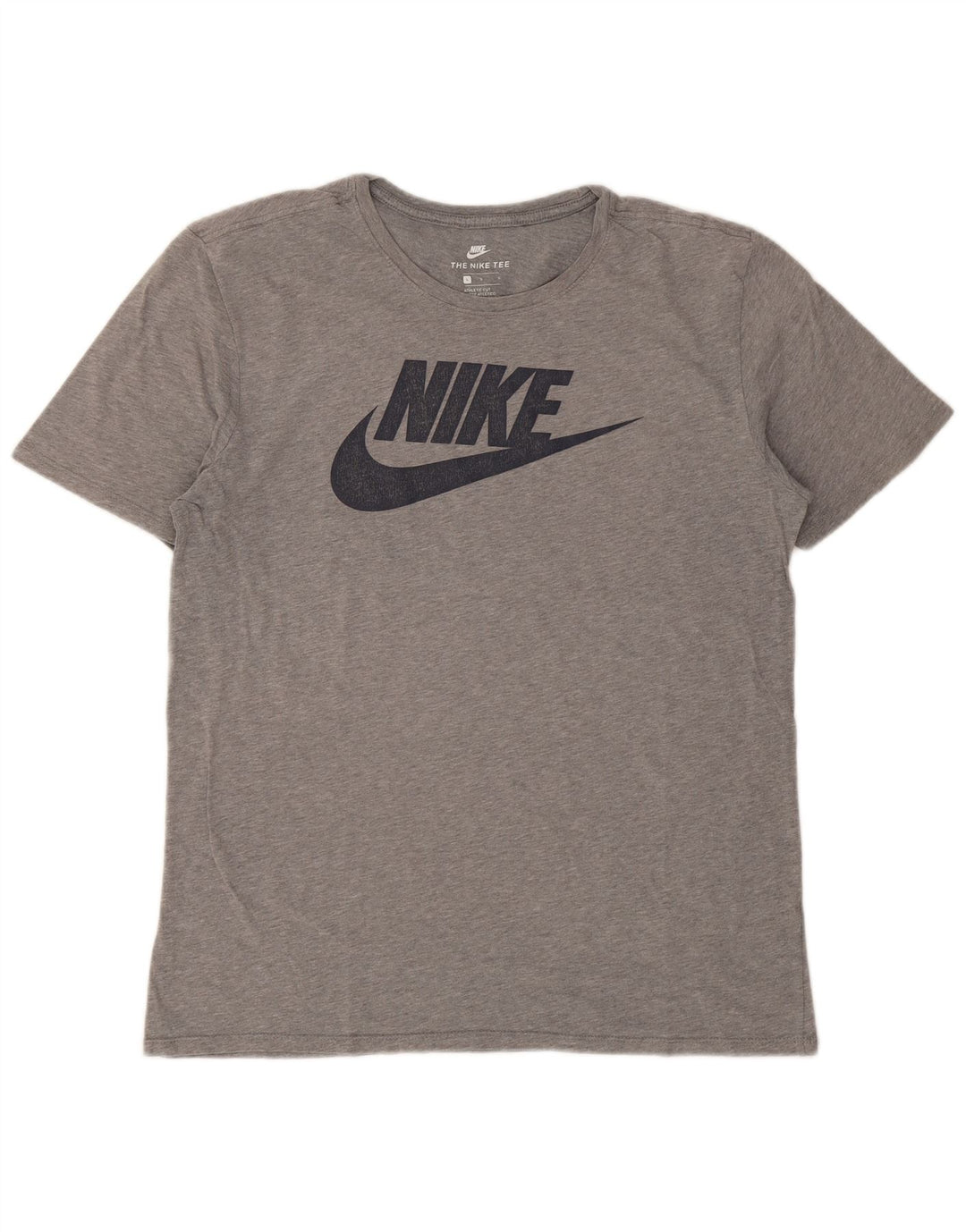 Nike T-shirt graphique coupe athlétique pour homme, grand, gris moucheté