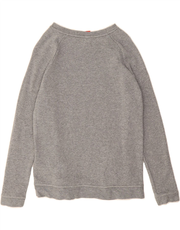 NIKE Womens Sweatshirt Jumper UK 10 Small Grey Polyester Vintage Nike and Second-Hand Nike from Messina Hembry 