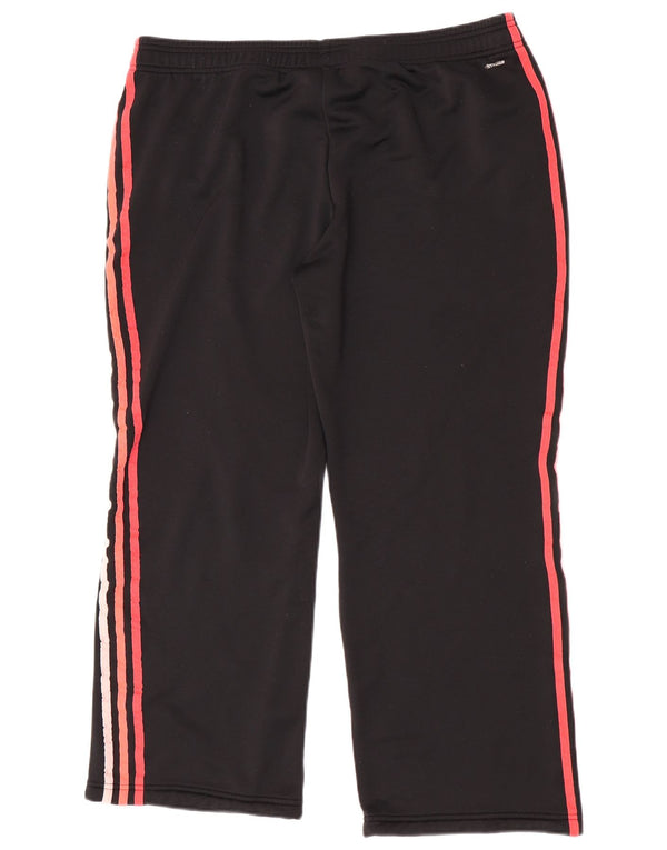 Adidas Pantalon de survêtement pour femme UK 20/22 XL Noir Polyester
