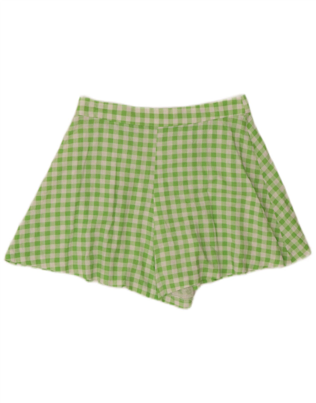 Zara Short décontracté Pegged pour femme Medium W28 Vichy vert