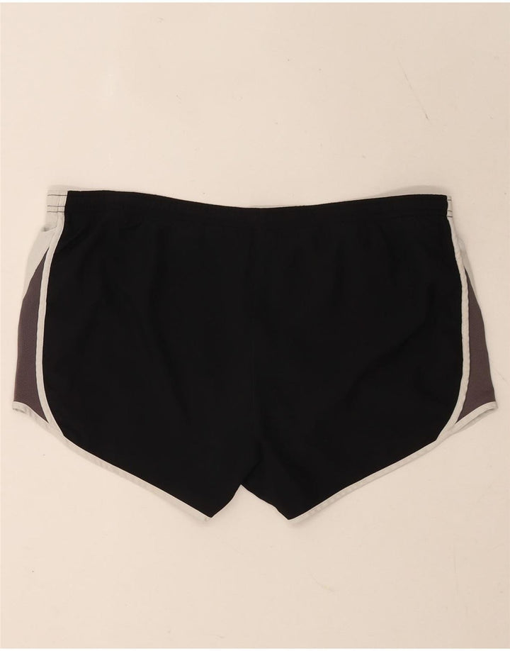 Nike Short de sport Dri Fit pour homme en polyester color block noir moyen