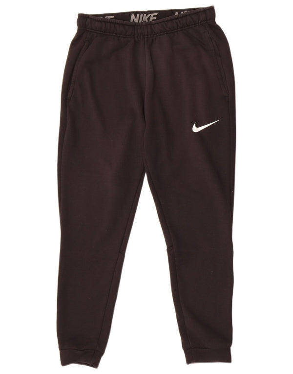 Nike Pantalon de survêtement Dri Fit pour homme Taille S Noir Polyester
