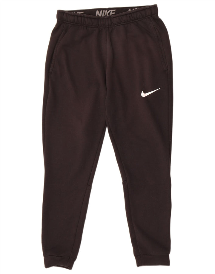 Nike Pantalon de survêtement Dri Fit pour homme Taille S Noir Polyester