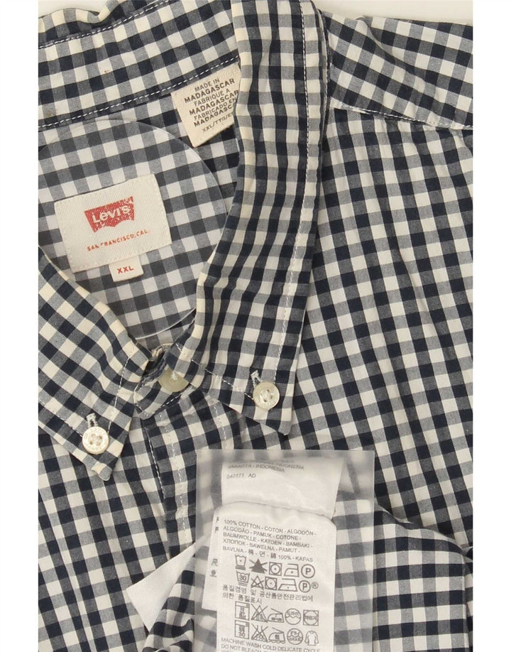 Levi's Chemise Homme 2XL Bleu Marine Vichy Coton