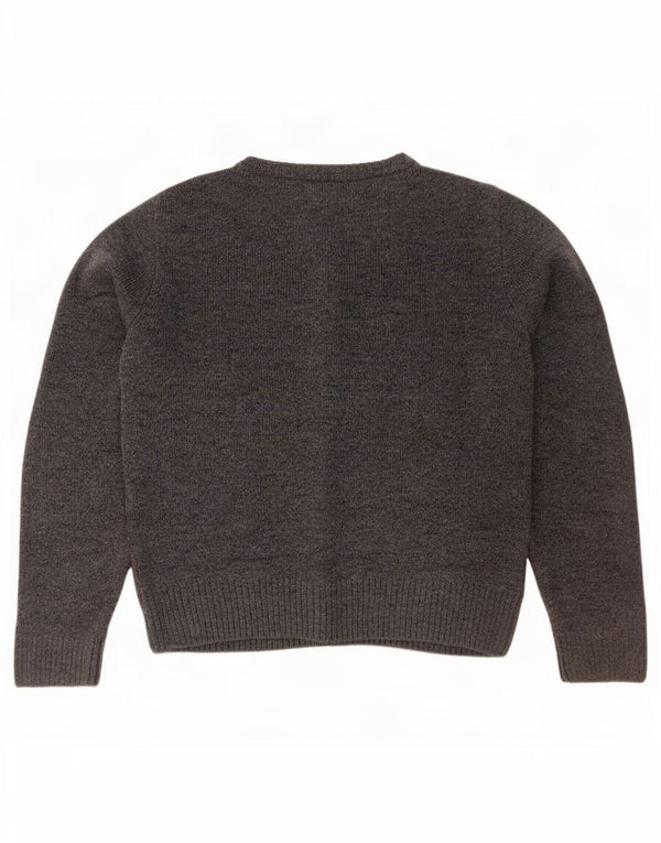 Marks & Spencer Pull cardigan surdimensionné pour femme UK 10 Petit gris acrylique