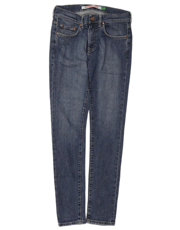 Carrera Jean Skinny Femme IT 48 XL W30 L33 Bleu Coton