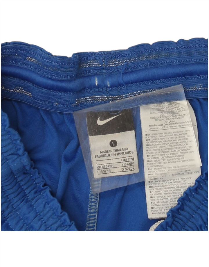 Short de sport Nike pour hommes, grand, bleu, polyester