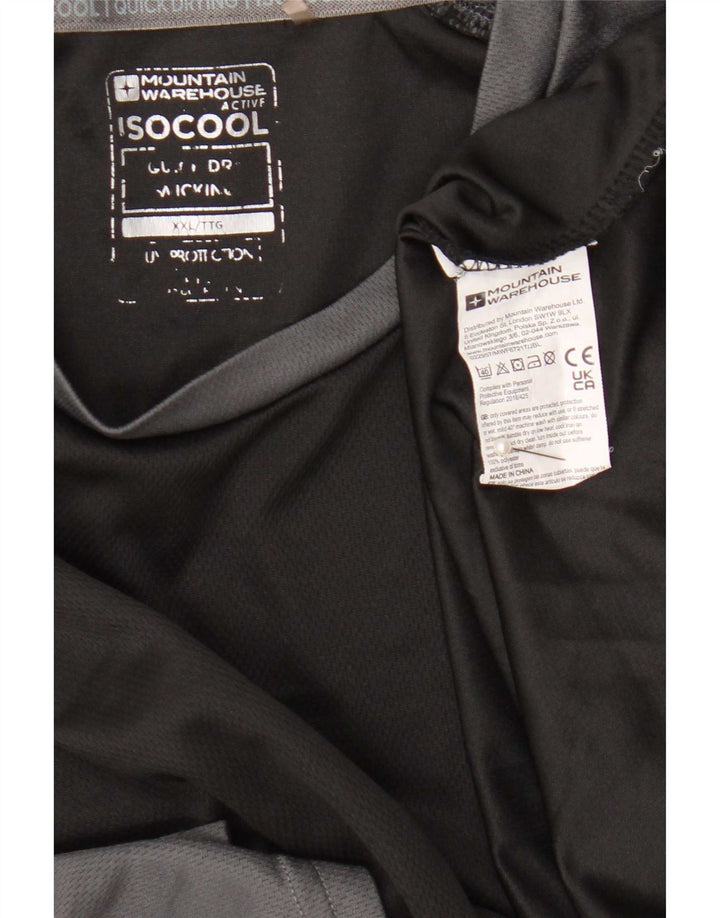 Mountain Warehouse T-shirt IsoCool pour homme 2XL Gris Colorblock Polyester