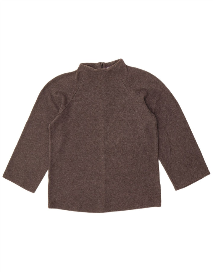 Marks & Spencer Pull col roulé pour femme Gris moyen UK 12