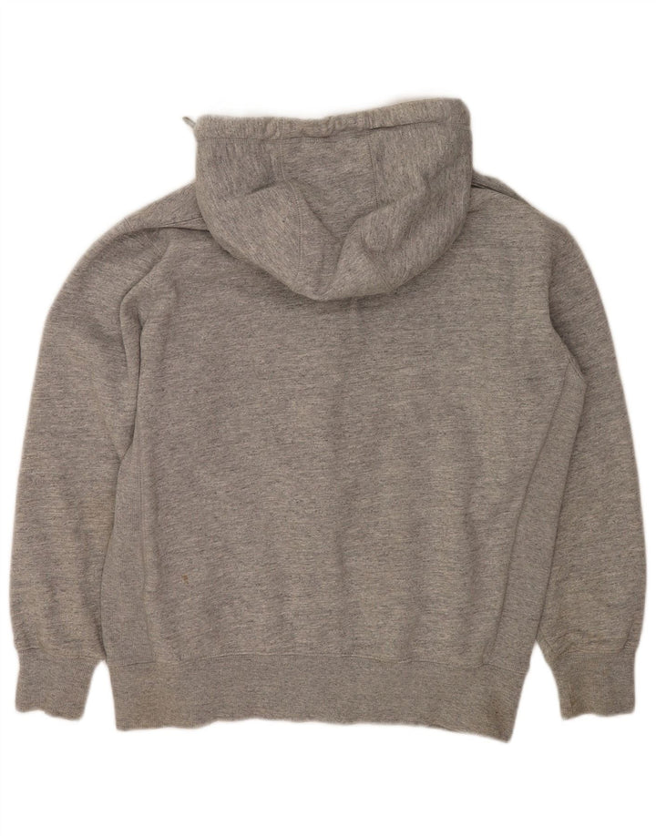 Superdry Pull à capuche zippé XL en coton gris pour homme
