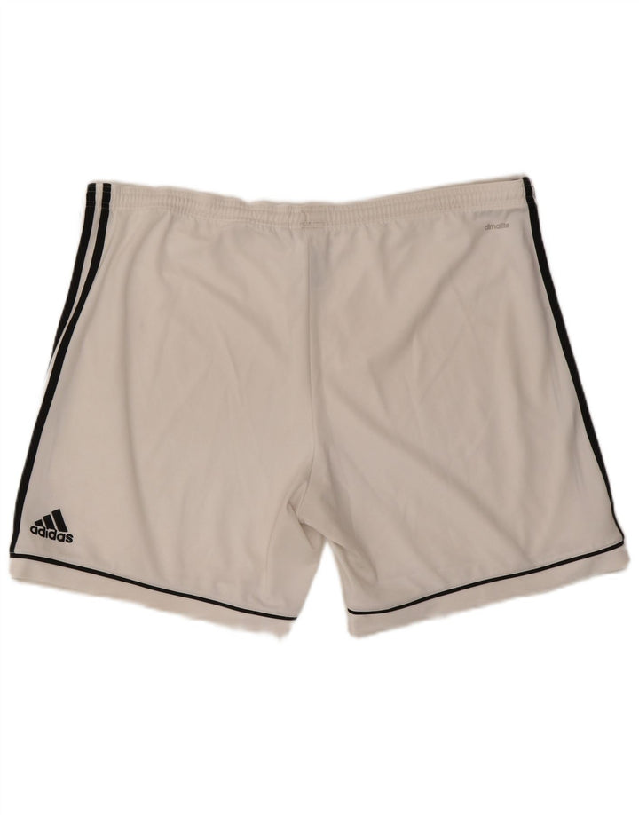 Adidas Short de sport Climalite pour homme XL Blanc Polyester