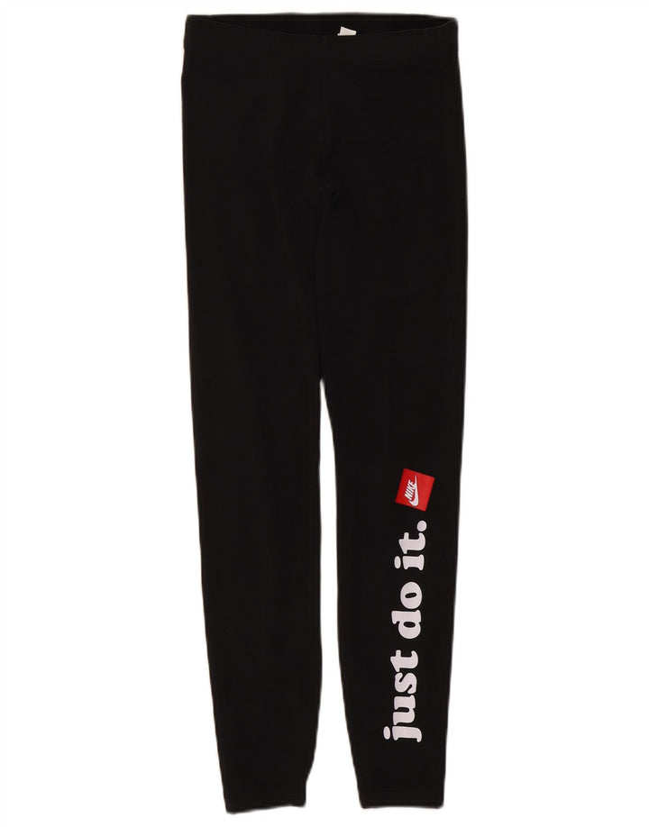 Nike Legging graphique pour femme UK 10 Petit Noir