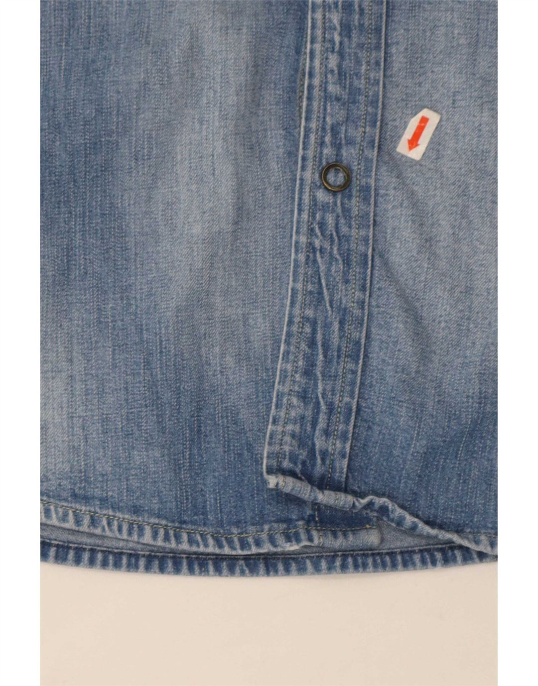 Lee Chemise en jean à manches courtes pour hommes, grand coton bleu