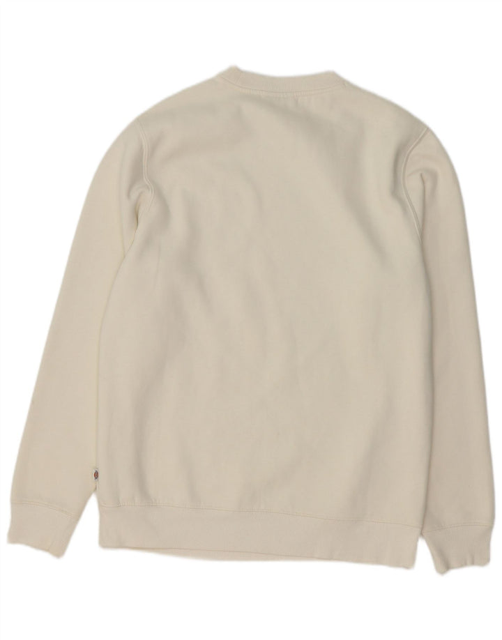 DICKIES Sweat-Shirt Homme Blanc Cassé Moyen Coton