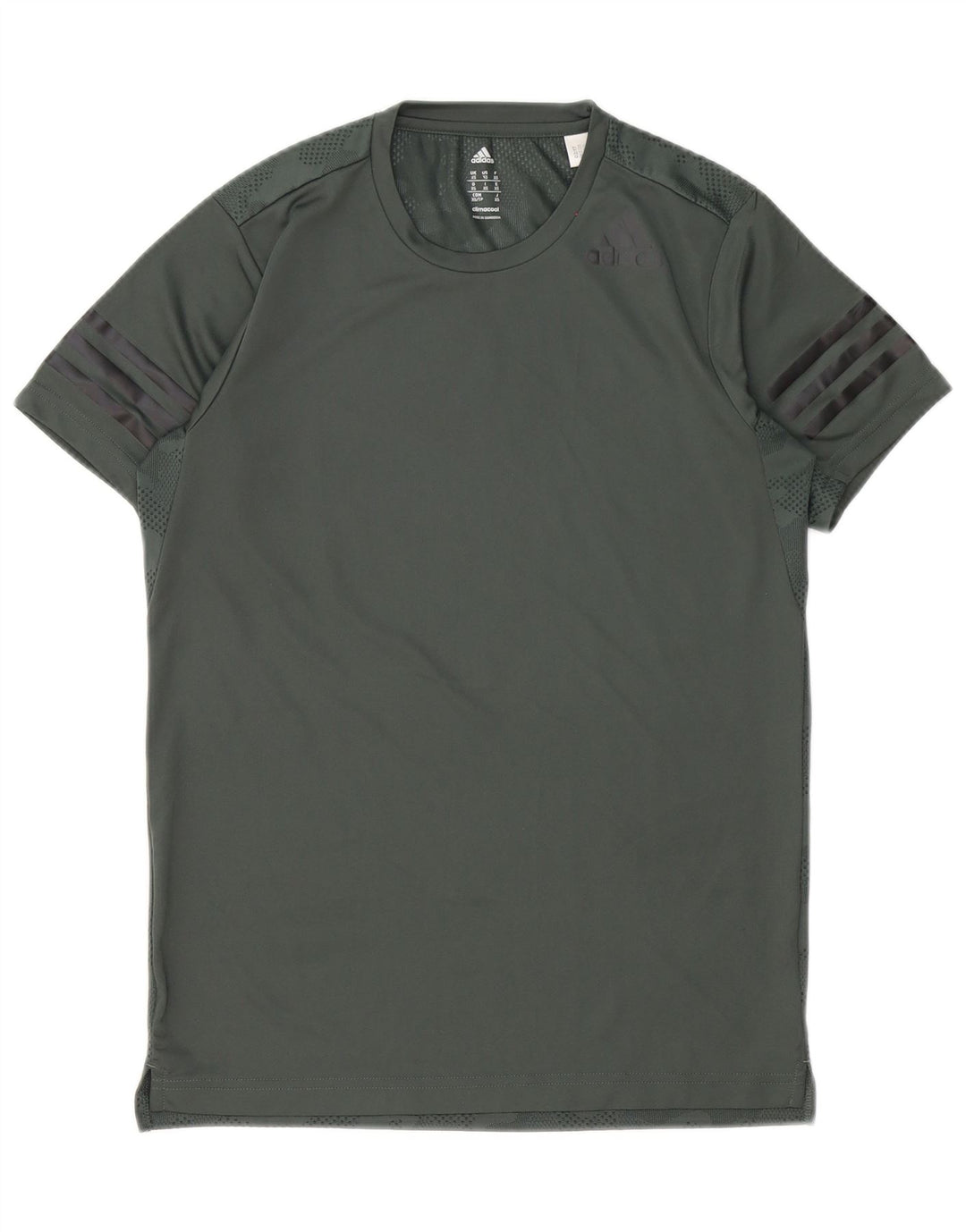 Adidas Hommes Climacool T-Shirt Top XS Vert Camouflage Polyester