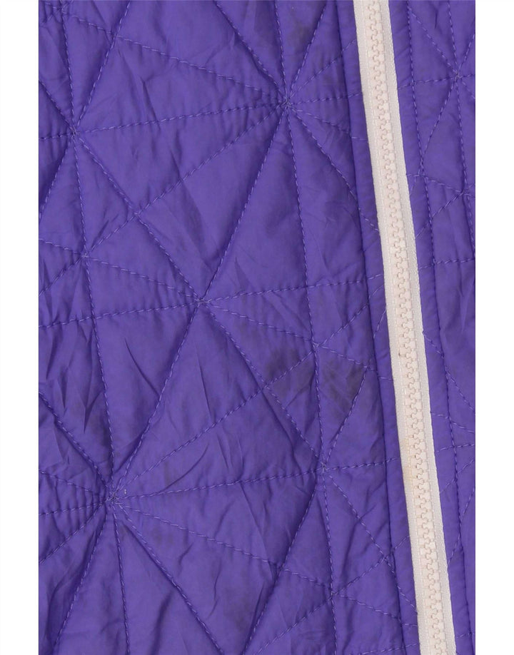 The North Face Veste matelassée pour femme UK 16 Large Violet Nylon