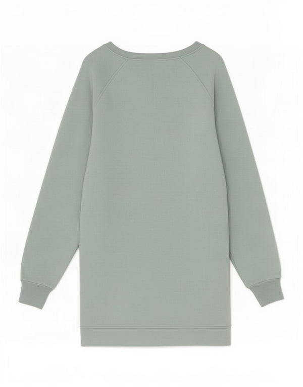Marks & Spencer Robe pull sweat-shirt à manches longues pour femme UK 6 XS Vert