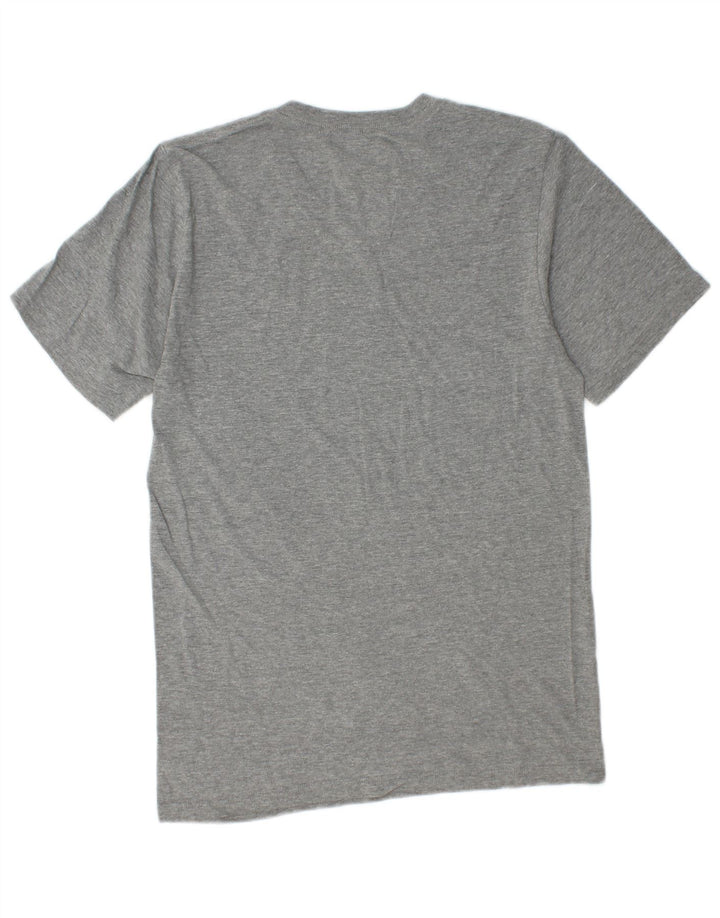 Nike Mens Regular Fit T-Shirt Top Petit Gris Moucheté Coton