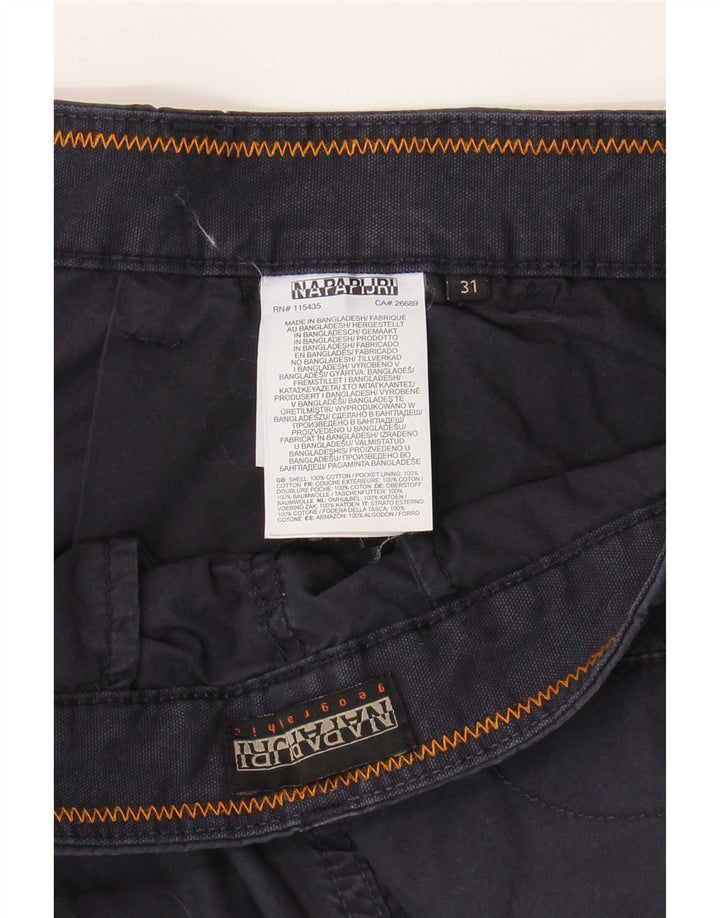 Napapijri Short Chino Homme W31 Bleu Marine Moyen Coton