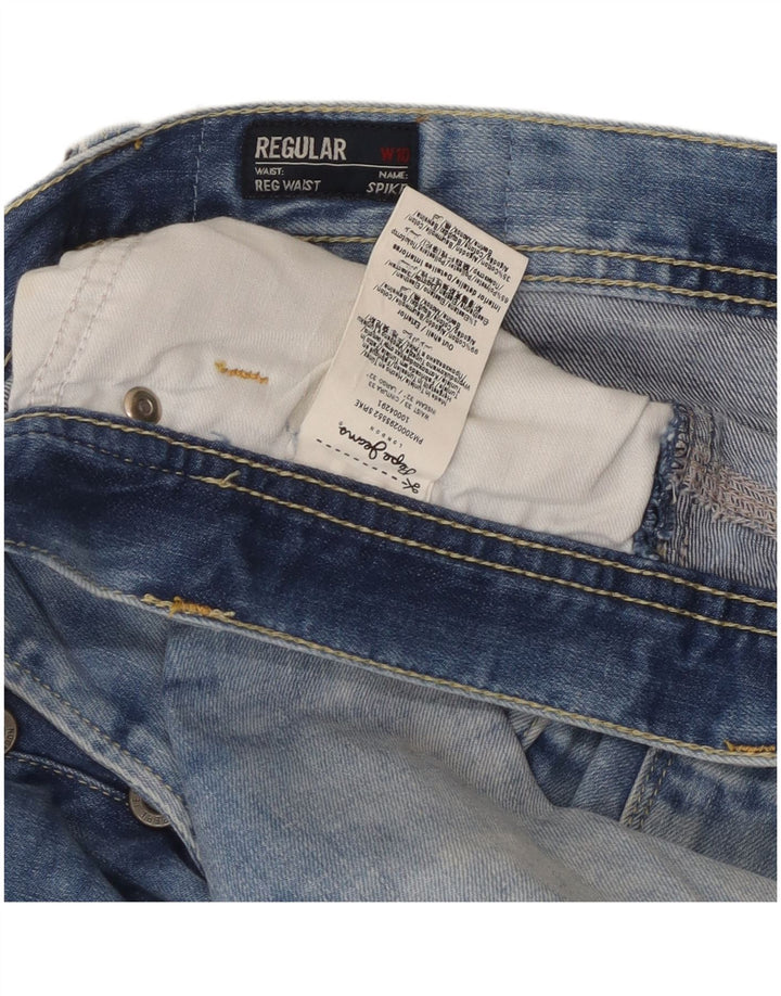 PEPE Jeans Jean droit femme W33 L32 bleu coton