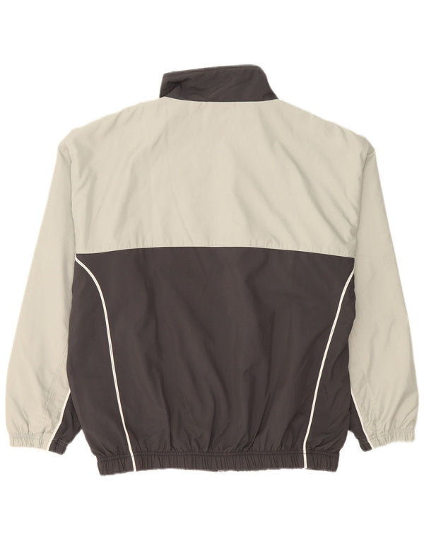 Reebok Veste de Survêtement Loose Fit Homme Gris Moyen Colourblock