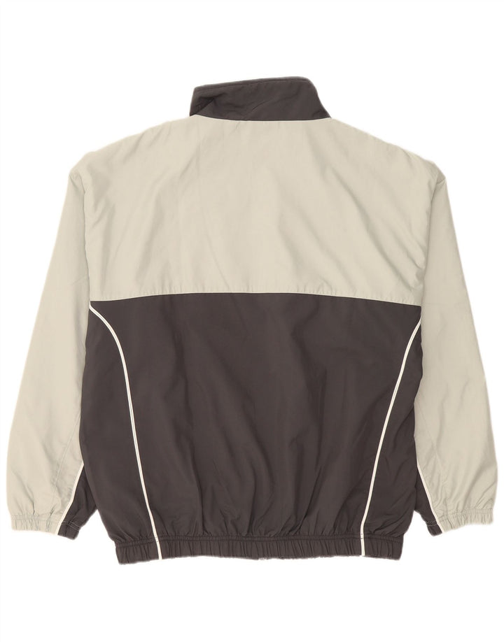 Reebok Veste de Survêtement Loose Fit Homme Gris Moyen Colourblock