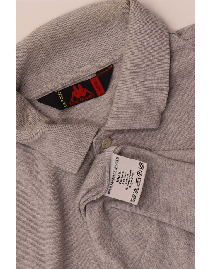 Kappa Polo Homme Grand Gris Coton