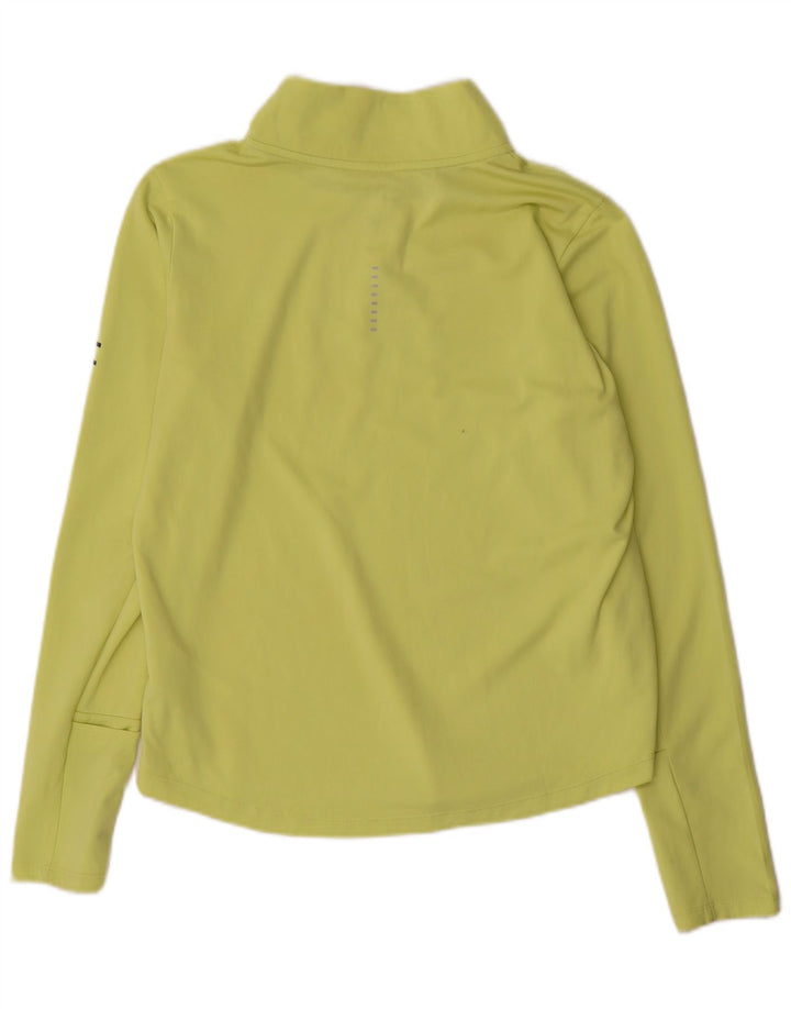 Nike Haut de survêtement à enfiler graphique Dri Fit pour femme UK 14 Vert moyen