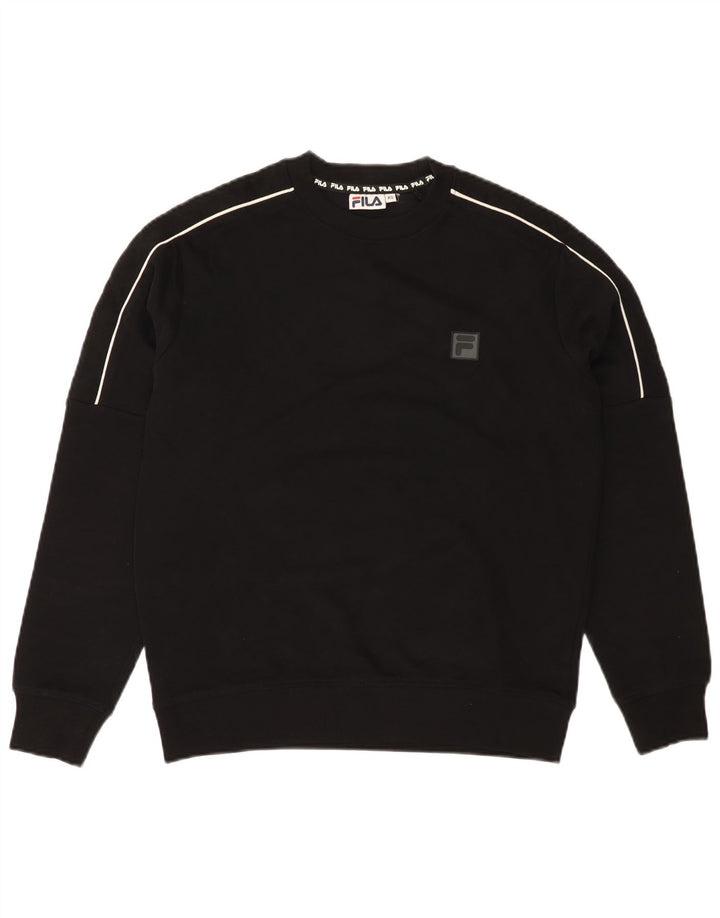 FILA Sweat-shirt pour homme XS Noir Coton