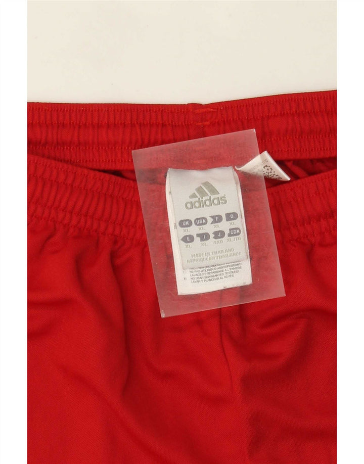 Adidas Short de sport Climalite pour homme XL Rouge Polyester