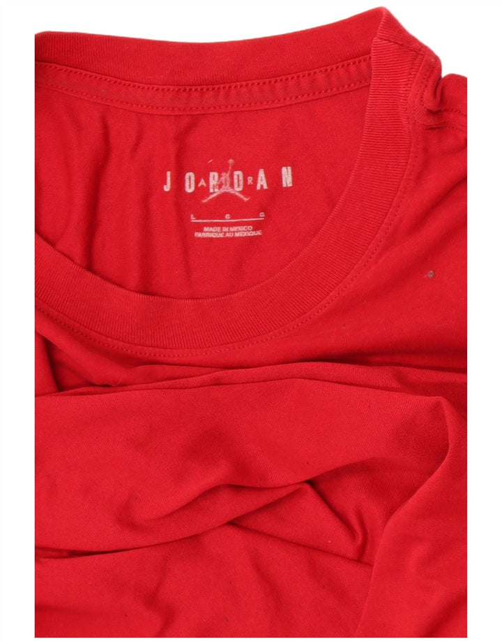 Jordan T-shirt graphique pour homme, grand, rouge