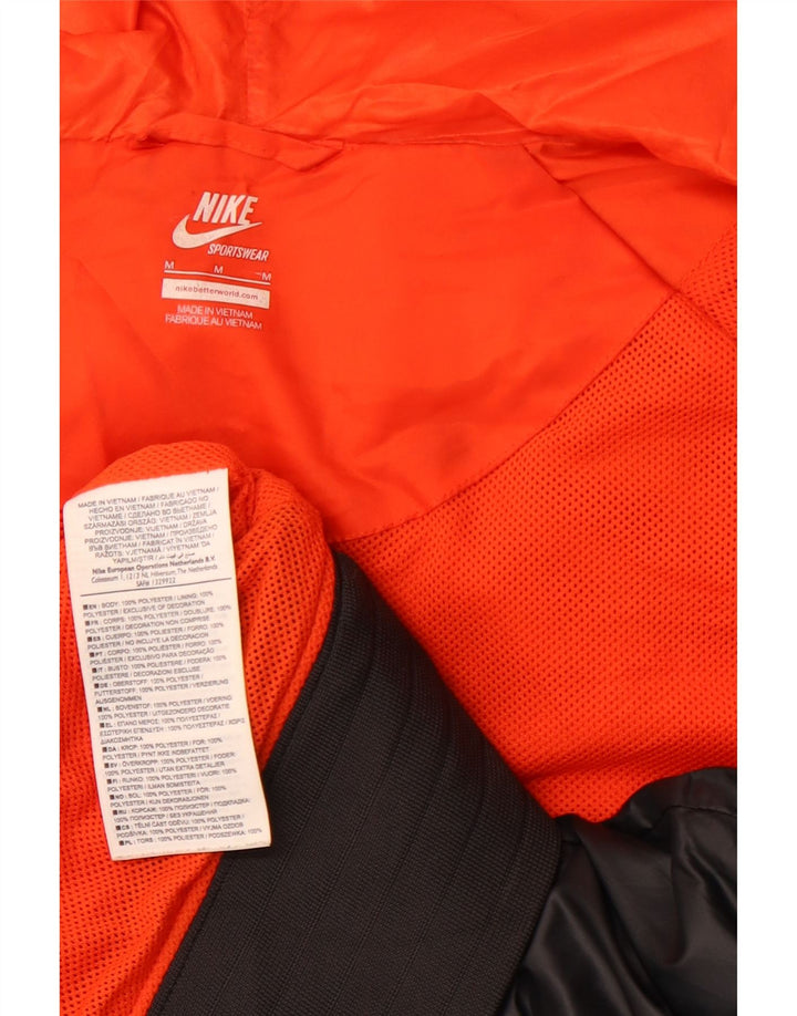 NIKE Veste de survêtement à capuche pour homme en polyester color block noir moyen