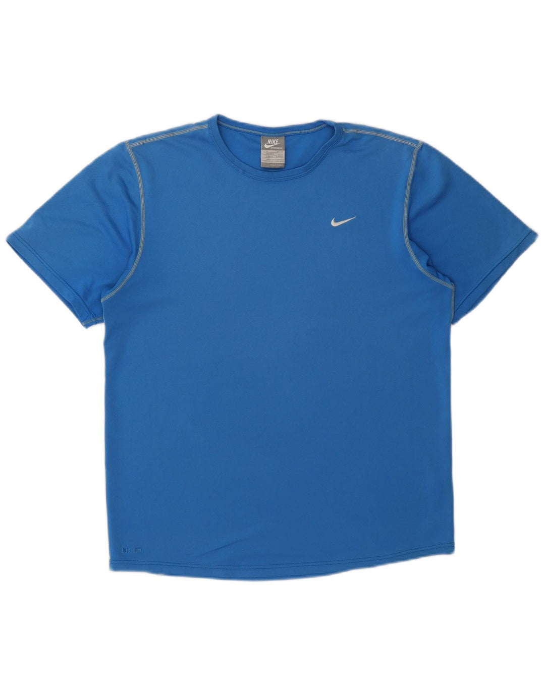 NIKE T-shirt Fit Dry pour homme UK 39/41 Bleu moyen