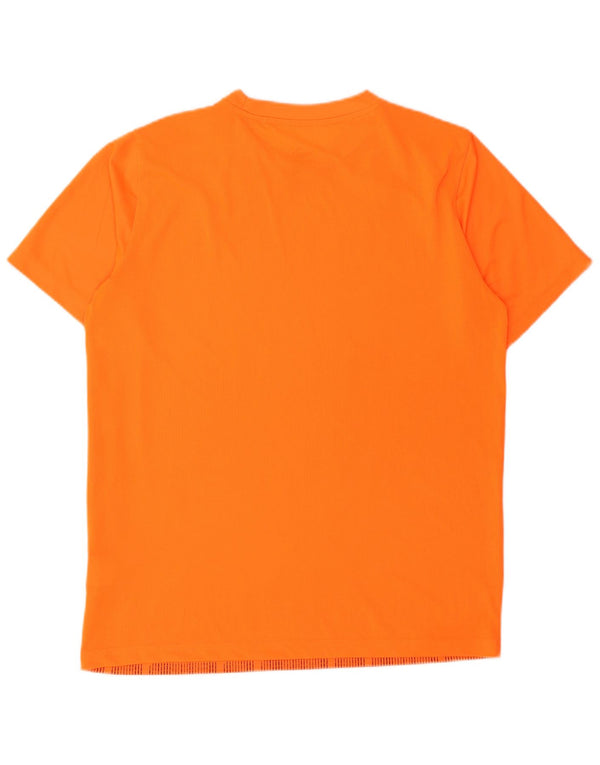 Puma T-Shirt Garçon Top 15-16 ans XL Orange Géométrique Polyester