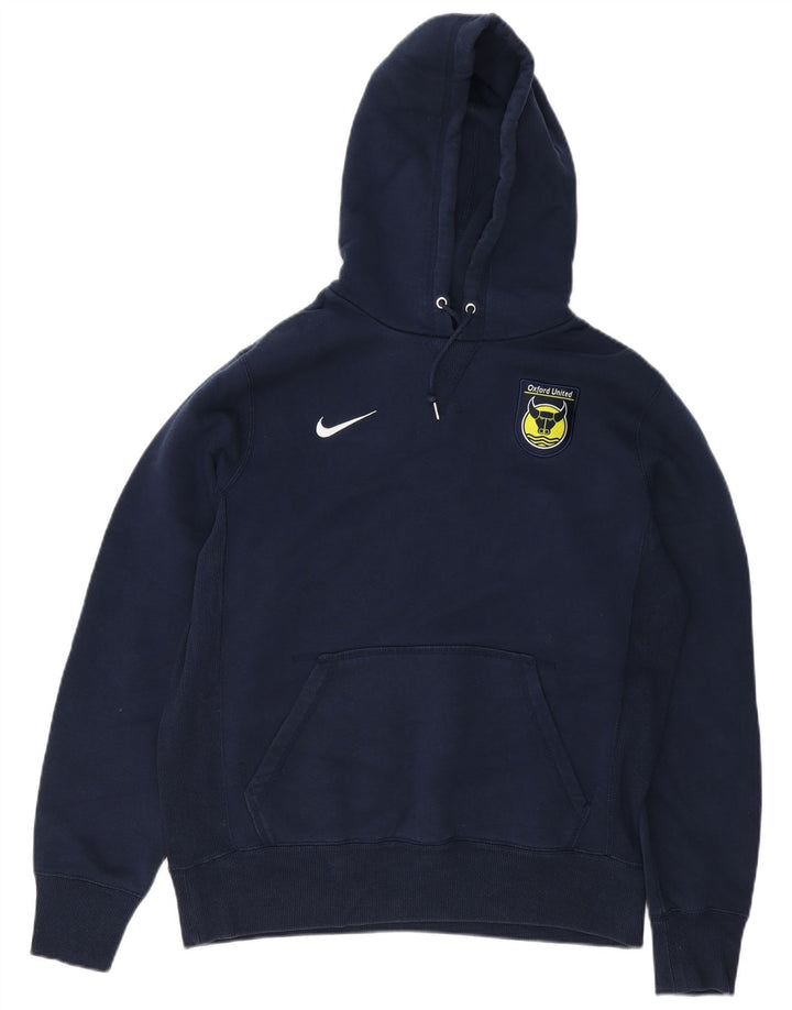 Nike Pull à capuche en coton bleu marine moyen pour homme