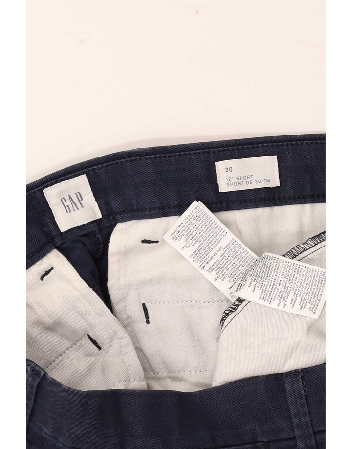 Gap Short Chino Homme W30 Bleu Marine Moyen Coton