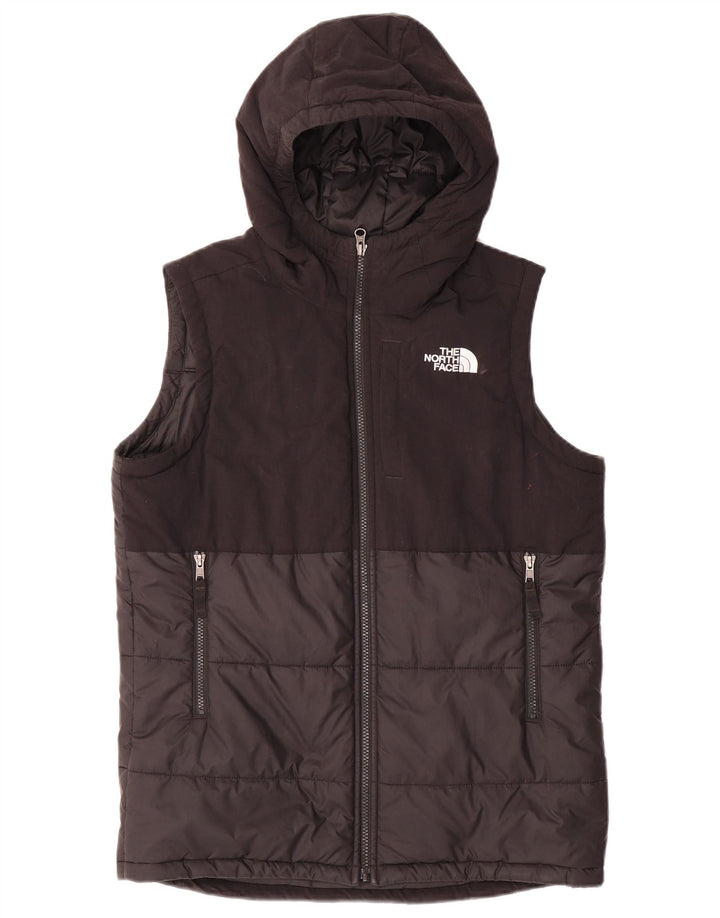 THE NORTH FACE Gilet rembourré à capuche pour garçon 14-15 ans XL Noir Polyester