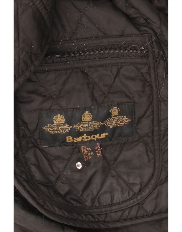 Barbour Veste matelassée pour femme UK 8 Small Noir