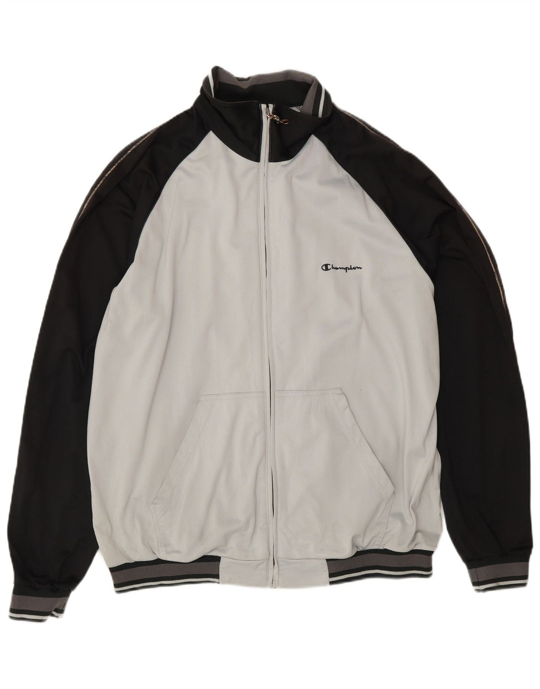 Champion Veste de survêtement pour homme Large Blanc Colourblock
