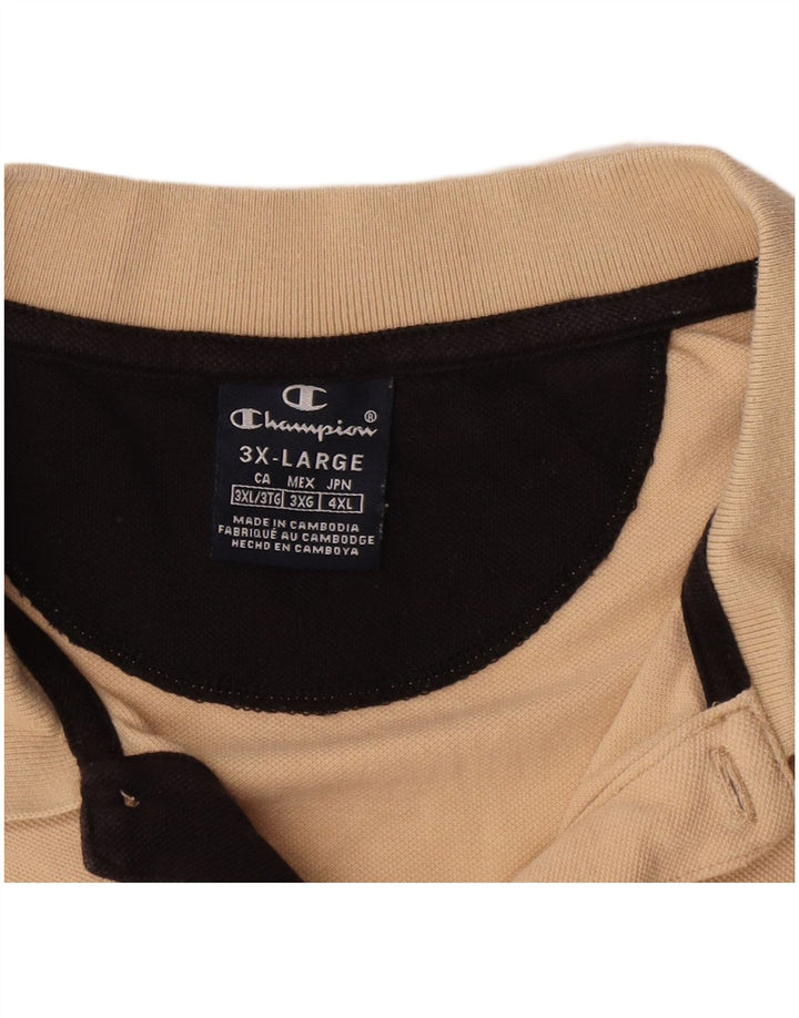 Champion Polo Homme 3XL Coton Beige
