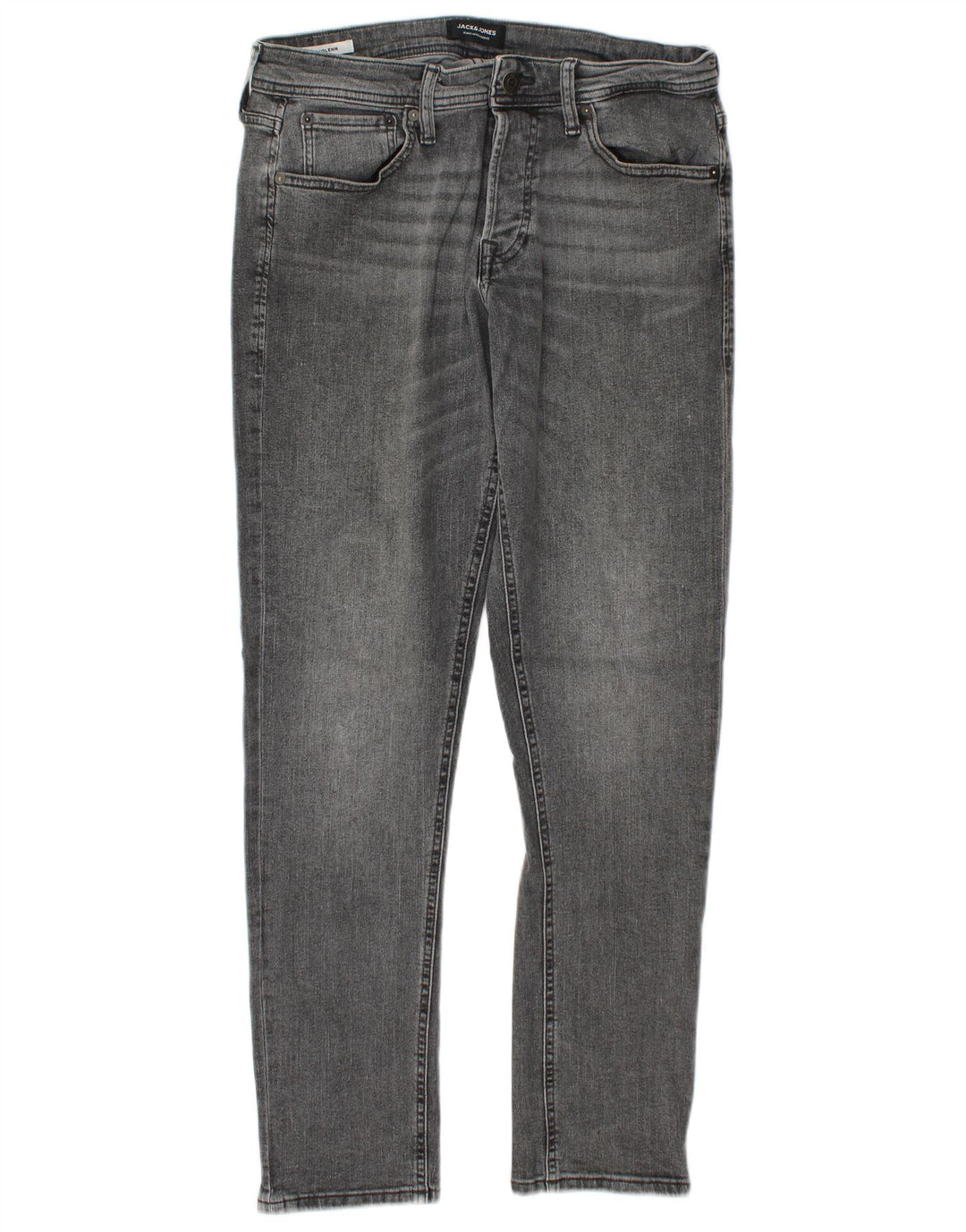 Jack & Jones Jean Slim GLENN W32 L32 Homme Gris Coton