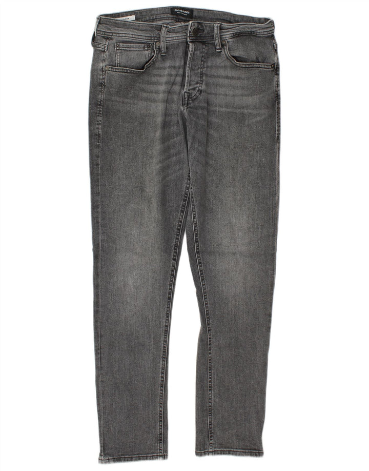 Jack & Jones Jean Slim GLENN W32 L32 Homme Gris Coton