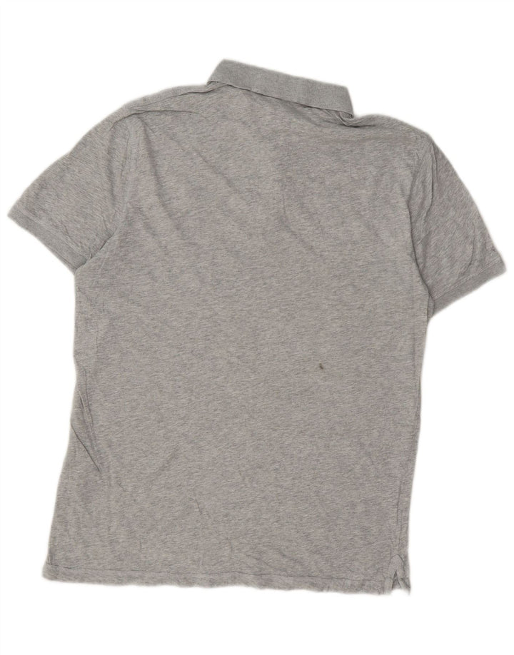 Polo homme All Saints en coton gris moyen