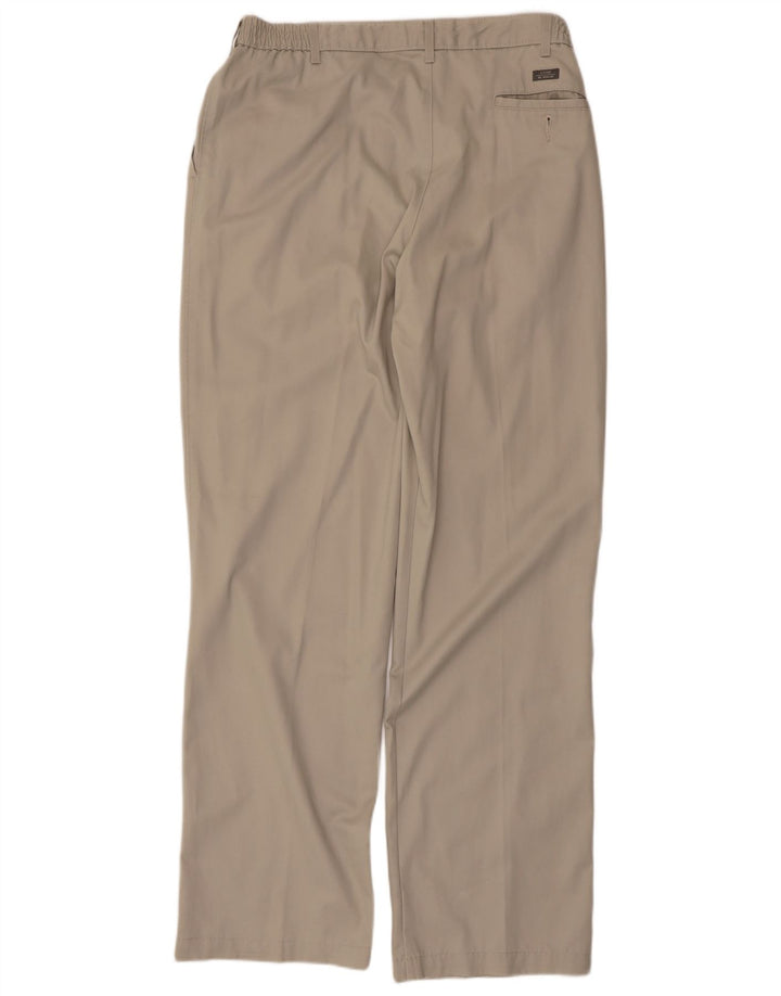 Marks & Spencer Pantalon chino bleu Harbour pour homme W36 L33 Beige
