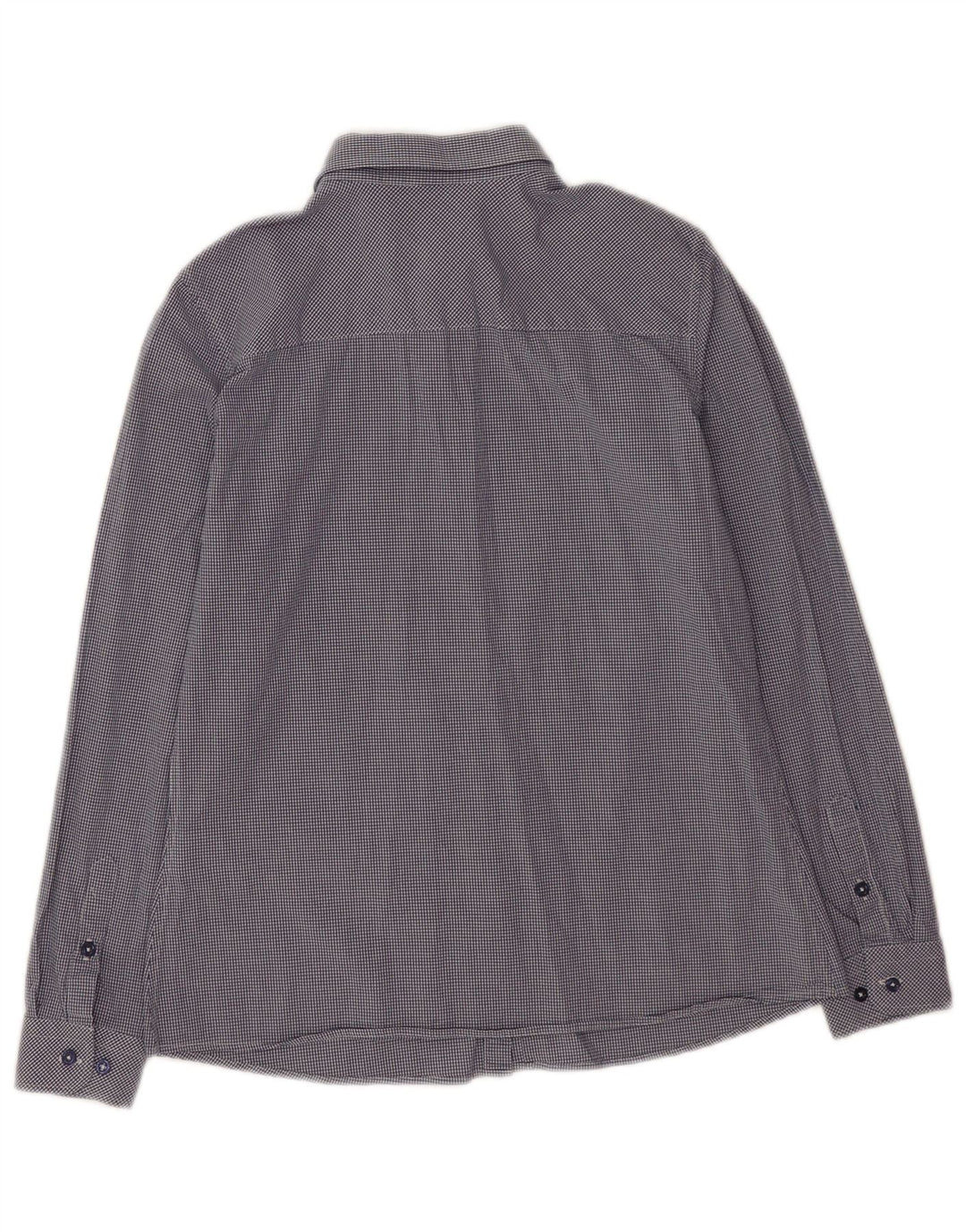 U.S. Polo Assn. Chemise Femme EU 38 Moyen Bleu Marine Vichy Coton