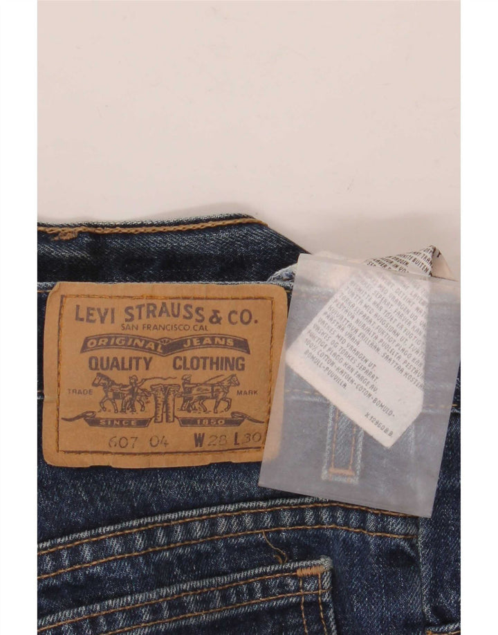 Levi's Jean Droit 607 Homme Bleu W28 L30 Coton
