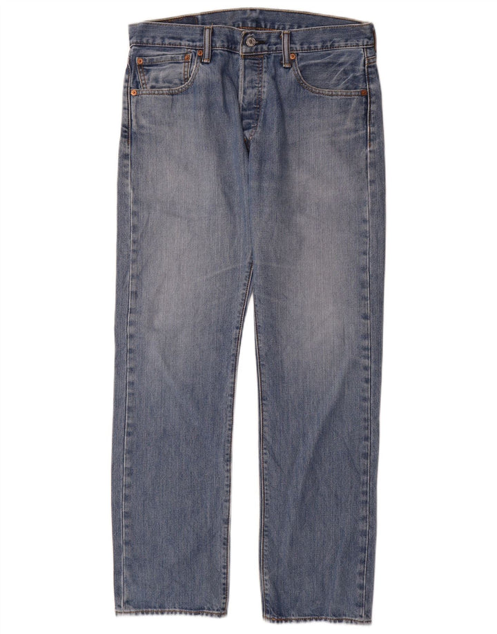 Levi's Jean Droit 501 Homme Bleu W32 L32 Coton