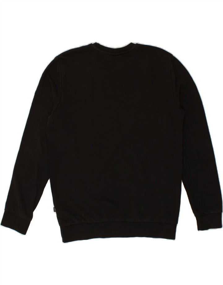 PUMA Mens Sweatshirt Jumper Small Black Cotton Vintage Puma and Second-Hand Puma from Messina Hembry 