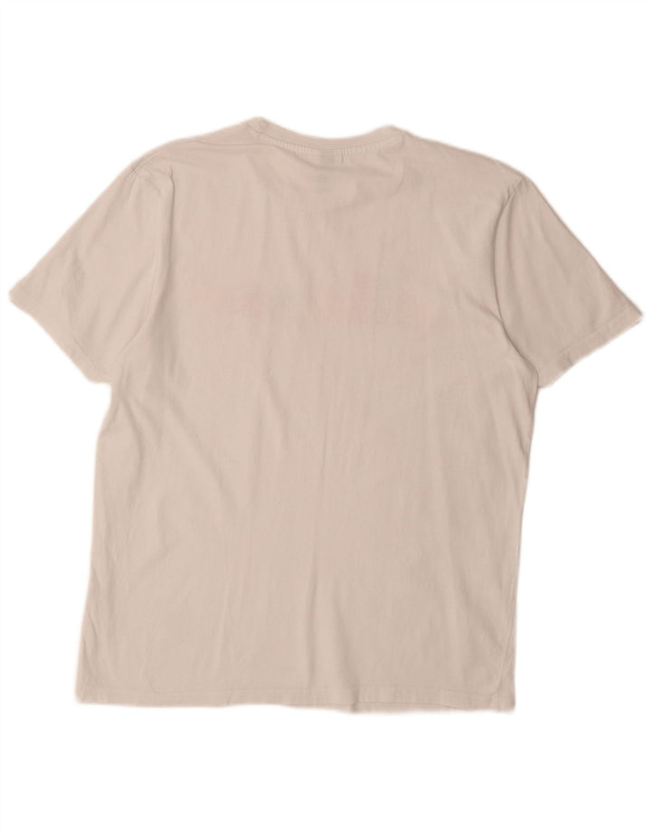 ELLESSE T-Shirt Graphique Homme Grand Blanc