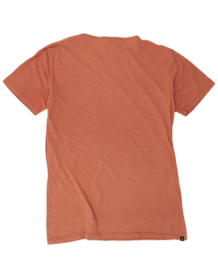 Rip Curl T-shirt graphique coupe standard pour hommes, grand, orange